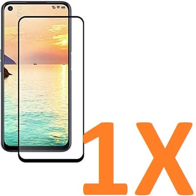 Volledige dekking Screenprotector Glas - Tempered Glass Screen Protector Geschikt voor: Oppo A72 / A52 / A92 -  - 1x