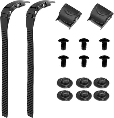 Skeeler Gespen Set - Onderdelen Vervangen - Snel Repareren - Duurzaam Materiaal - 25.5 cm Lengte - Zwart