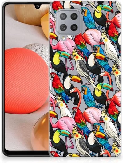 Samsung Galaxy A42 TPU Hoesje Birds