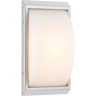 LCD Buitenwandlamp 052, roestvrij staal, glas, bewegingsmelder
