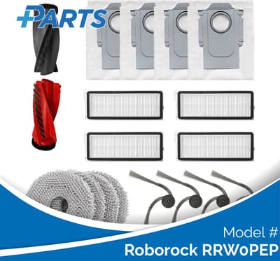 Roborock RRW0PEP Onderhoudsset (Plus.Parts® alternatief voor 8.02.0411)