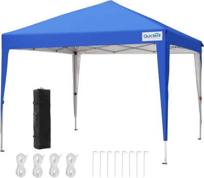 Opvouwbare Pop-up Paviljoen 3x3 m - Waterdicht, UV-bescherming, Ideaal voor Feesten en Evenementen