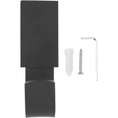 Zwart Messing Badkamer Kleding Handdoekhaak Wandmontage Jas Haak Hanger Badkamer Hardware