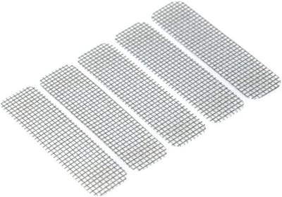 Reparatietape Horren - Horreparatie Pleister - Gaten Dichten - Sterke Hechting - 5 Stuks - Grijs