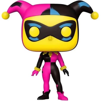Funko Batman - Series POP! Heroes Vinyl Harley Quinn (Black Light) 9 cm Verzamelfiguur - Multicolours