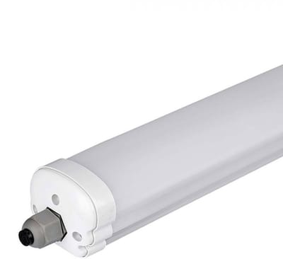 LED diffuser armatuur vochtbestendig armatuur garage armatuur high-bay armatuur plafondlamp, wit kunststof, spatwaterdicht, 36W 4320lm 4000K neutraal wit, L 120 cm