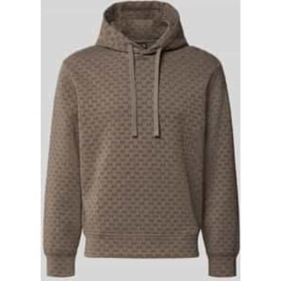 regular fit hoodie van katoenmix