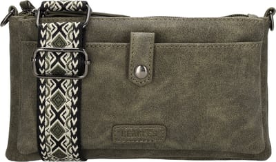 Beagles Malaga Crossbody Schoudertas met trendy Schouderband - Olijfgroen
