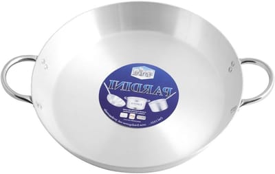 Pardini Omnia steelpan - Steelpan met handvatten - Koken in de keuken - Twee handvatten - 24 cm - Grijs