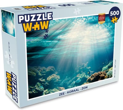 Puzzel Zee - Koraal - Zon - Legpuzzel - Puzzel 500 stukjes