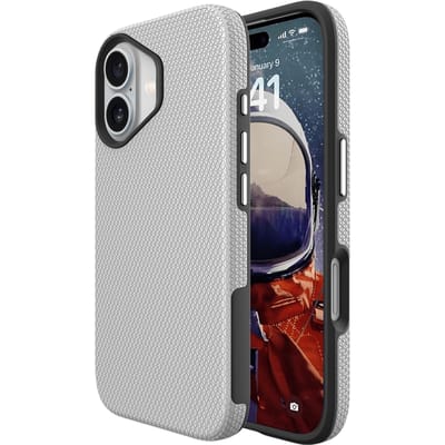 Mocaa Apple iPhone 17 Rugged MagSafe Hoesje Zilver