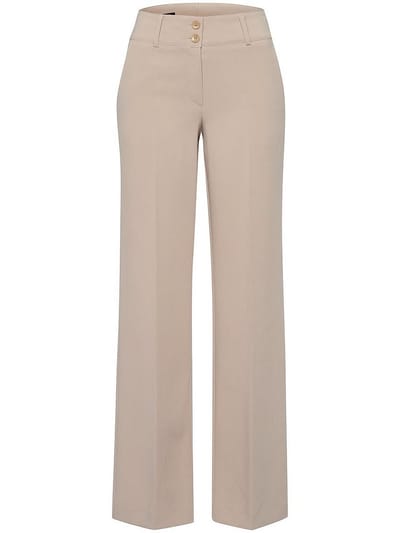 Broek verstevigde band Van Fadenmeister Berlin beige