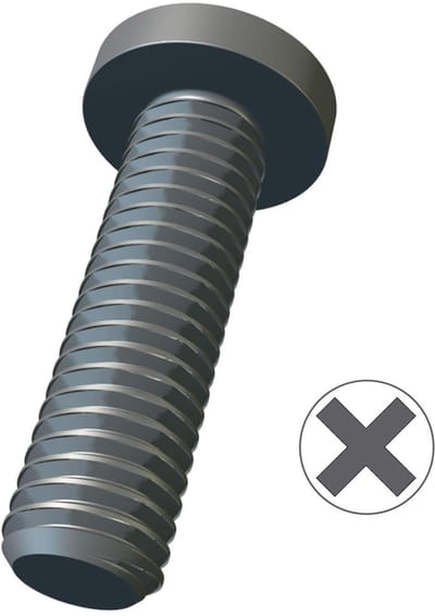 M6 x 12mm Phillips Pan Head Machine Schroeven Pakket van: 25 pc Cross Pan Head Machine Verzinkt ISO 7985 Bouten Voor Machinemateriaal en Home Furniture M6x12mm