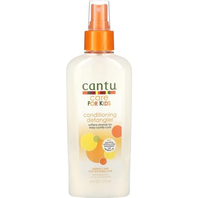 Cantu, Care For Kids, Sheaboter, Leave-in Conditioner voor Haar, Ontklitten, 177 ml