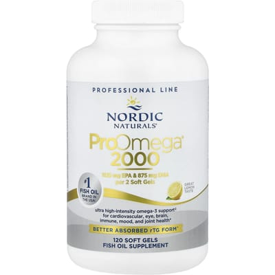 Proomega® 2000, Citroen, 120 Softgels (1.075 mg per softgel)