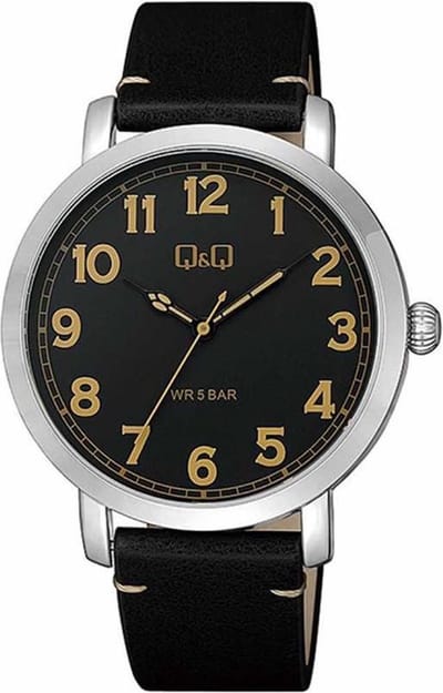 Mooi horloge Q&Q QB28J325Y-zwart