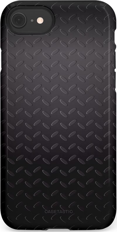 Casetastic Hoesje Geschikt voor Apple iPhone 7/8/SE - Stijlvolle Beschermende Duo-layer Case - Geometaal