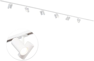Qub Viror Railverlichting - Wit - 400 cm - I-Vorm - 6x Viror Duo - Dimbaar - Complete Set