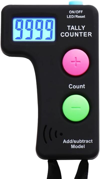 Digitale Hand Tally Teller - Ergonomische Elektronische Telapparaat voor Sport en Magazijn