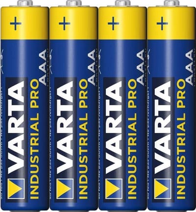 Varta Industrial Pro Alkaline AAA Batterijen - 4 stuks