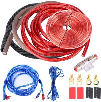 Allecto - Kabelset voor autoversterker - 4 gauge - 2800W