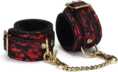 Liebe Seele - Victorian Garden Polsboeien - Handboeien - Vegan - Rood/Zwart