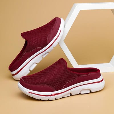 Pantoufles Homme Été Respirantes Maison Pantoufles d'Intérieur Homme Semelles Épaisses Claquettes Mode Couple Chaussures de Marche Chanclas Hombre 41