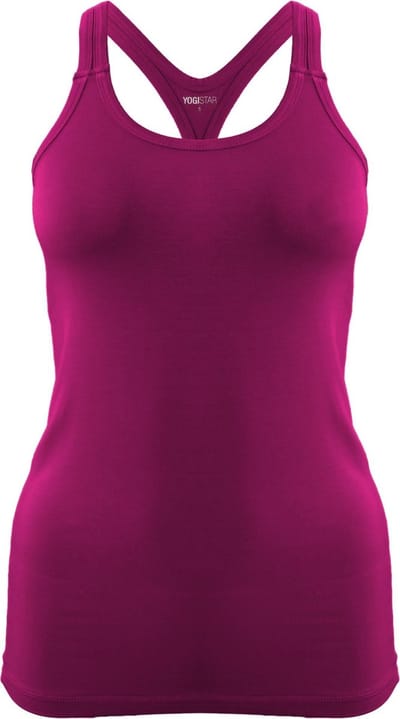 Yoga-Racerback "ala" - raspberry M Loungewear shirt YOGISTAR