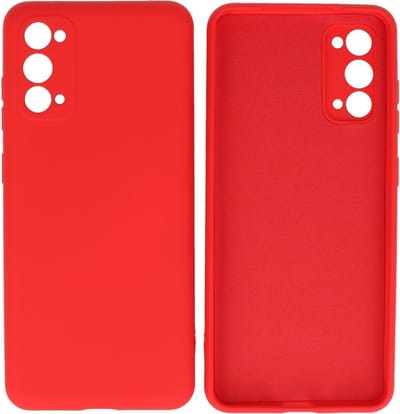 Hoesje Geschikt voor de Samsung Galaxy S20 - Fashion Color Backcover Telefoonhoesje - Rood