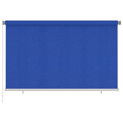 vidaXL Rolgordijn voor buiten 245(B)x140(H) cm HDPE blauw