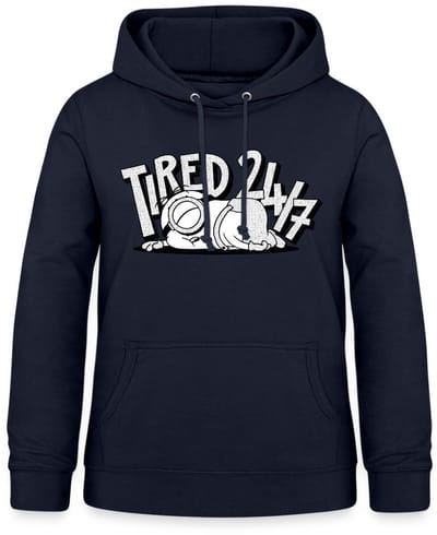 Minions Stuart Tired 24/7 Hoodie Dames