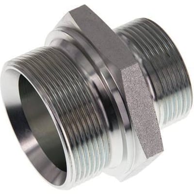 G 2'' x G 1 1/2'' Verzinkt Stalen Borstnippel 160 Bar - Hydrauliek - FL2S-M-EZ-200G-112G-I