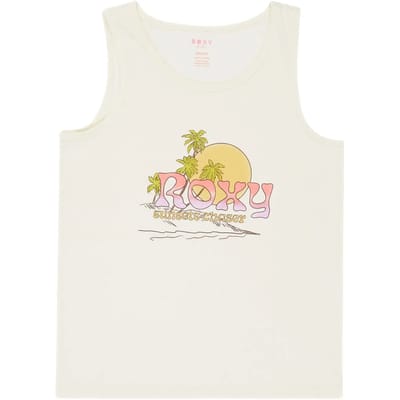 Roxy Miaregular Vintage Mouwloos T-shirt Beige 12 Years Meisje