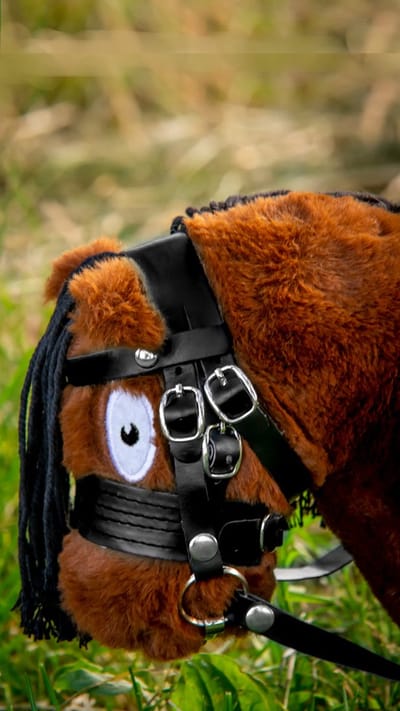 Crafty Ponies Hoofdstel - Kunstleer met bit en instructieboekje