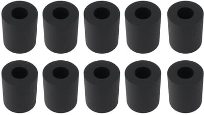 Dailygoods- Feed Pickup Roller 10 stuks - Vervangend onderdeel - Compatibel met Kyocera 7002i/8002i - Rubber - Afmetingen 2,4 x 2 cm - Probleemloze vervanging - Papierinvoerroller