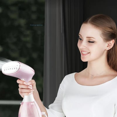 Loft Home | Kledingstomer | Reiniger | Compact formaat | Steamer | Kleding | 0.8L | Stoomapparaat | Hand stomer | Roze