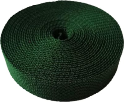 Katoenen Band - Meubelband polyester - DIY Projecten - Hoge Breeksterkte - 50mm x 20 Yards - Donkergroen