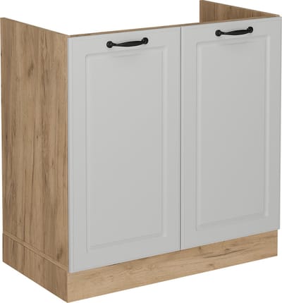 Vicco R-Line Wastafelkast – 80 cm zonder werkblad Wit Landhuis