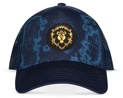 World Of Warcraft - Logo Trucker pet - Donkerblauw