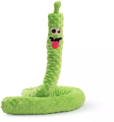 Dog Comets Invaders XXL - Lange Hondenknuffel 150 cm - hondenknuffel groot - knuffel met pieper - Groen