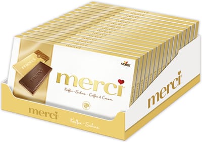 Merci - Coffee & Cream - 15x 100g