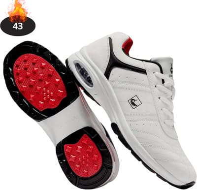 Bovista Golfschoenen Heren - Golfkleding - Golfschoenen Antislip - Golfen - Wit - 43