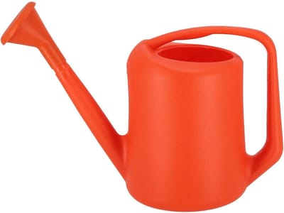 Gieter Plastic - Waterkan Tuin - Planten Water Geven - Inclusief Spuitmond - 5 Liter - Oranje