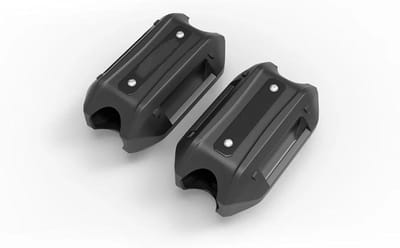 Motor Beschermblokken - Valbeugel - Motor Bescherming - Maximale Motorbescherming - 25MM - Zwart