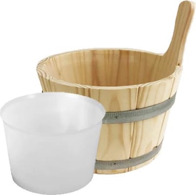 Karibu Sauna Opgietemmer - met kunststof inzetemmer (3L)