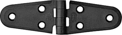 Lalizas Hinge Polyamide, Double Oval, 100x40x4.5mm, Black