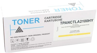 Panasonic TPANCTLA2100HY - Toner Geel - 2.500 pagina's - Huismerk Compatible - Geschikt voor Pantum CM 2100 ADN Pantum CM 2100 ADW Pantum CM 2100 D Pantum CM 2100 DW Pantum CP 2100 D Pantum CP 2100 DN Pantum CP 2100 DW