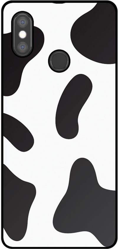 Smartphonica Telefoonhoesje Geschikt voor Xiaomi Mi 8 SE met Koeienvlekken Opdruk - TPU Backcover Case With Cow Patches Design geschikt voor Xiaomi Mi 8 SE