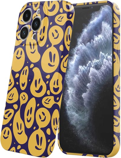 Smartphonica Telefoonhoesje Geschikt voor iPhone 11 Pro met Smiley en Emoji Opdruk - Flexibel Softcase TPU - Backcover Case Smiley and Emoji Design geschikt voor iPhone 11 Pro