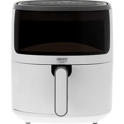 Olievrije friteuse Friteuse Luchtfriteuse Olievrij 5L temperatuurregeling 80-200 ° C timer 2000W 12 programma's weergave